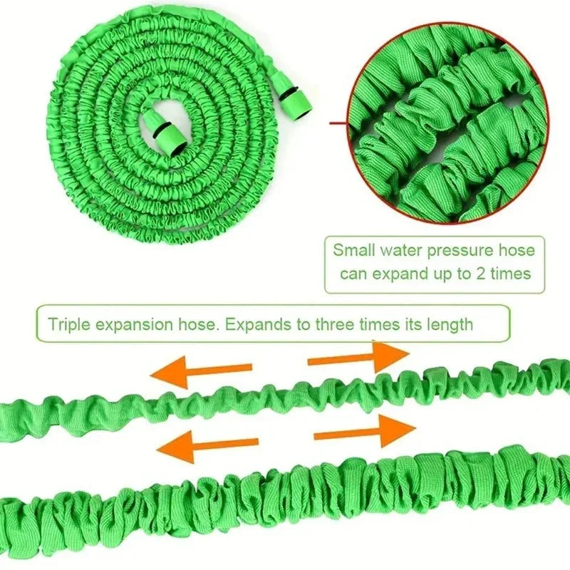 Expandable Magic Hose, High-Pressure Car Wash, 7water Spraying