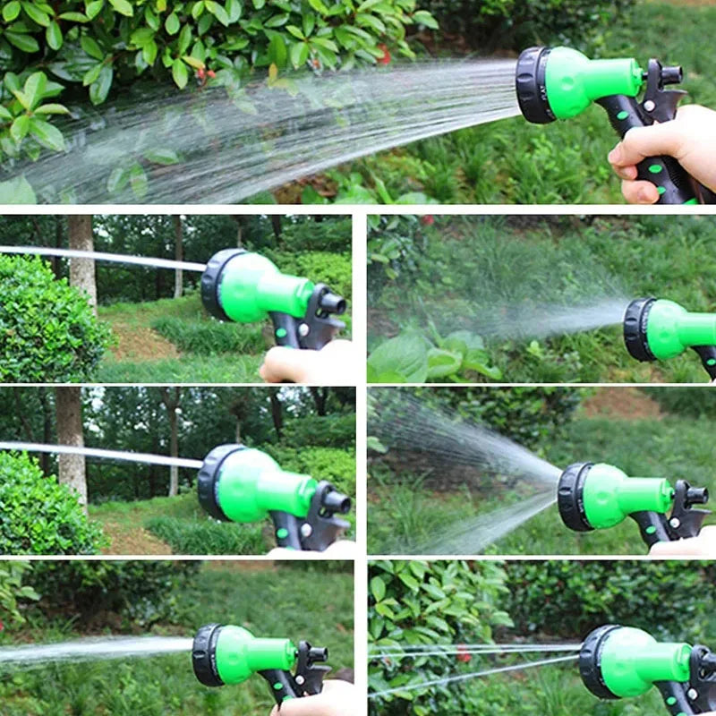 Expandable Magic Hose, High-Pressure Car Wash, 7water Spraying
