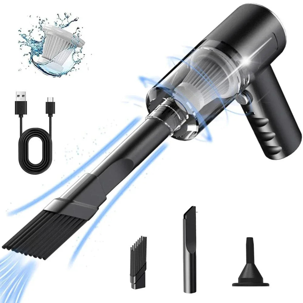 9000pa Wireless Car Vacuum Cleaner USB Charging 1200mah Portable