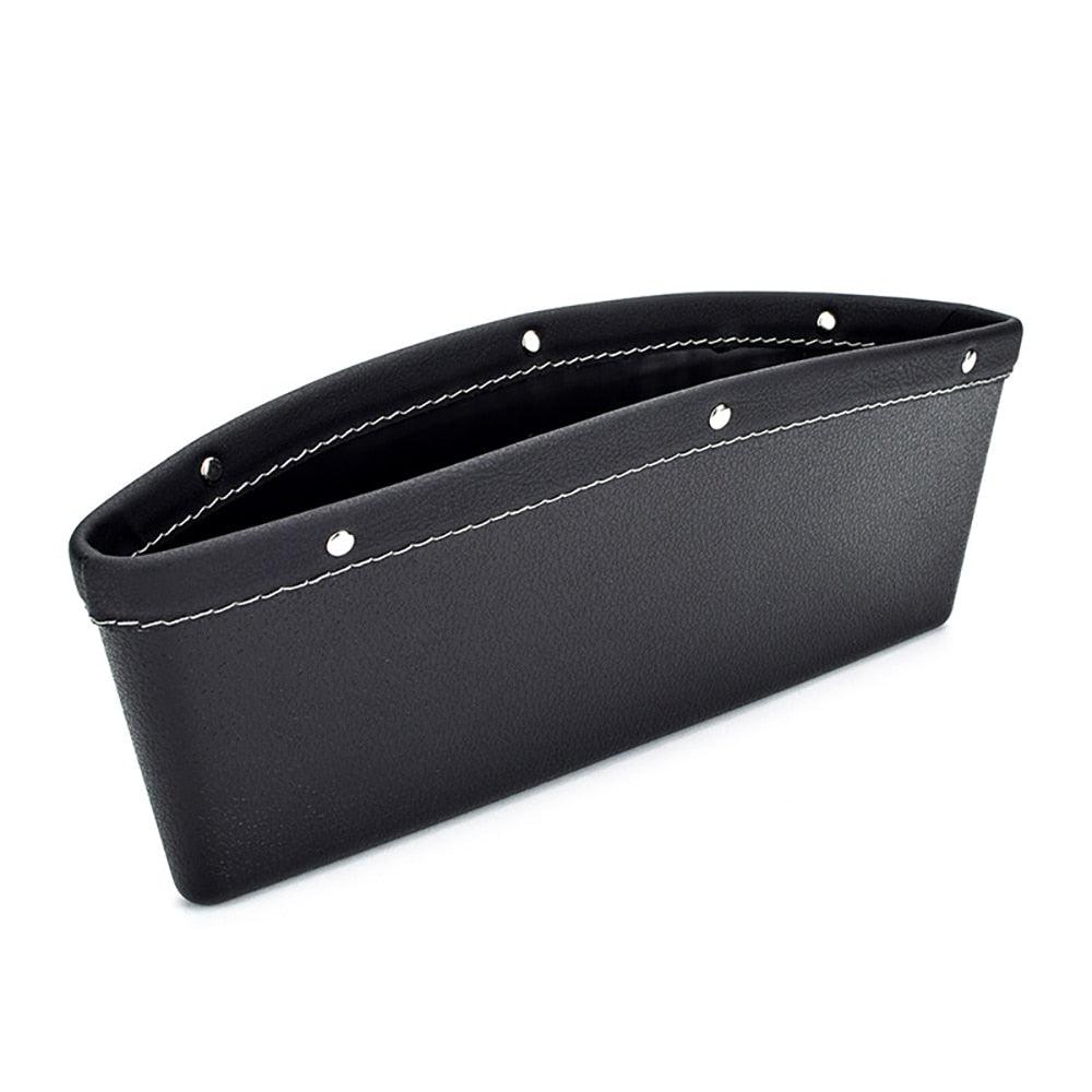 PU Leather Car Seat Gap Organizer with Cup Holder