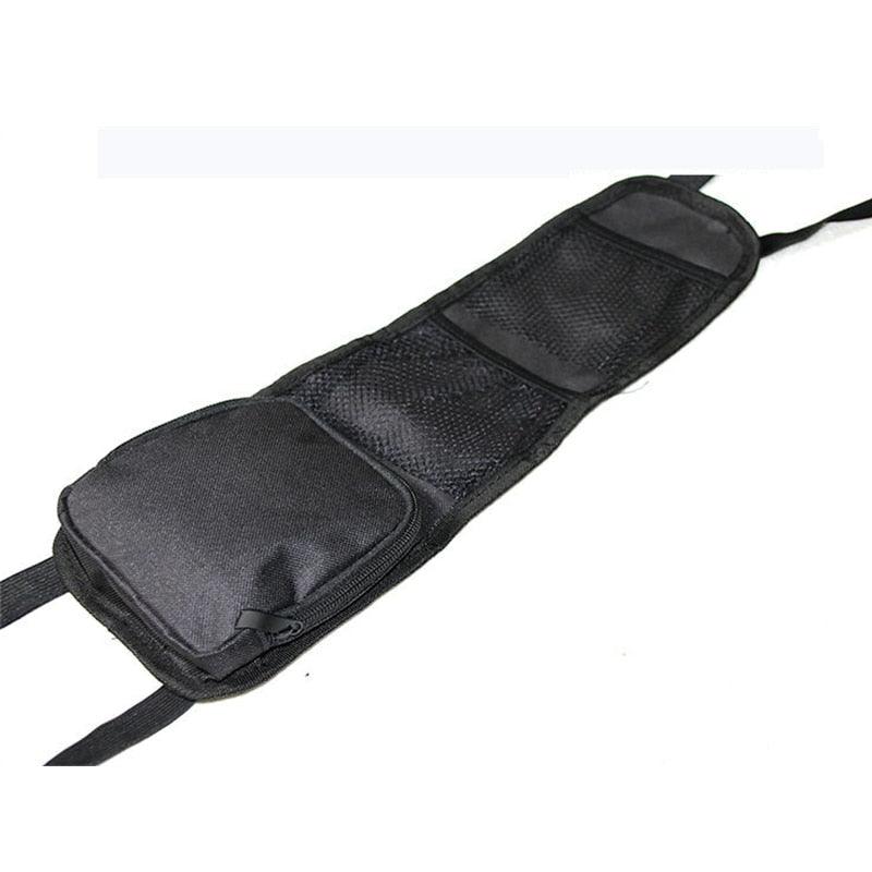 Car Seat Side Organizer with Mesh Pockets & Phone Holder
