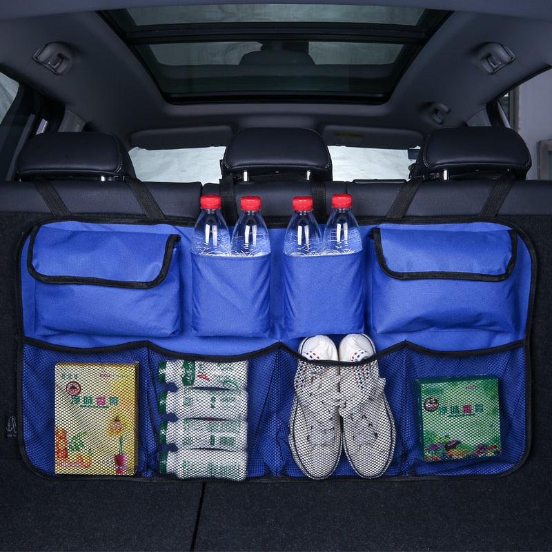 Foldable Car Trunk Organizer with Adjustable Straps