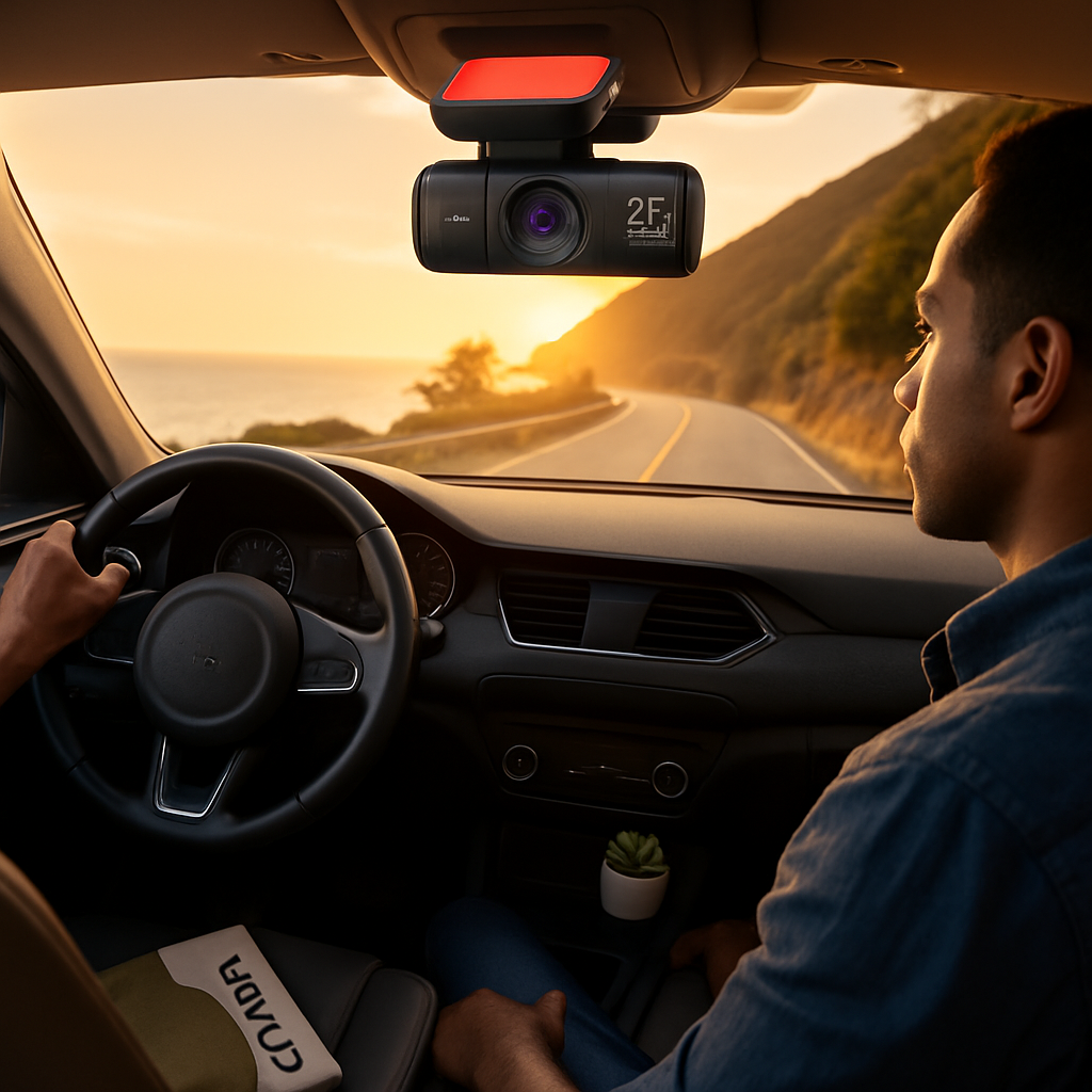 Front Dash Cam for Cars with App Control and Wide Viewing